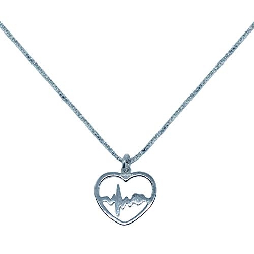 Heartbeat Necklace With Heart | Gift For Her
