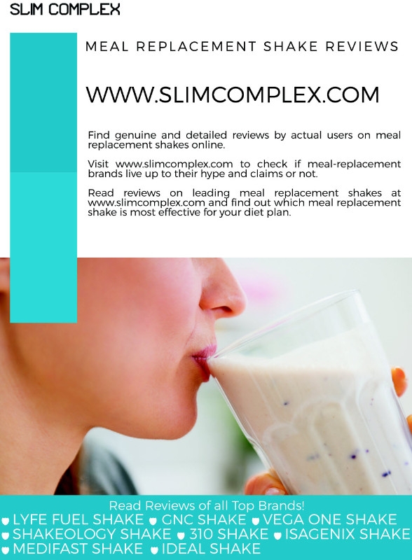 Meal Replacement Shakes -Reviews, Useful Articles 