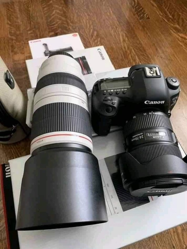 Camera with lens