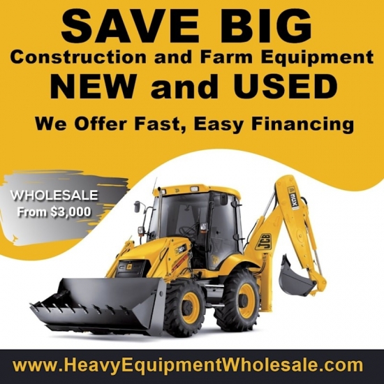 Construction Equipment at Wholesale Prices