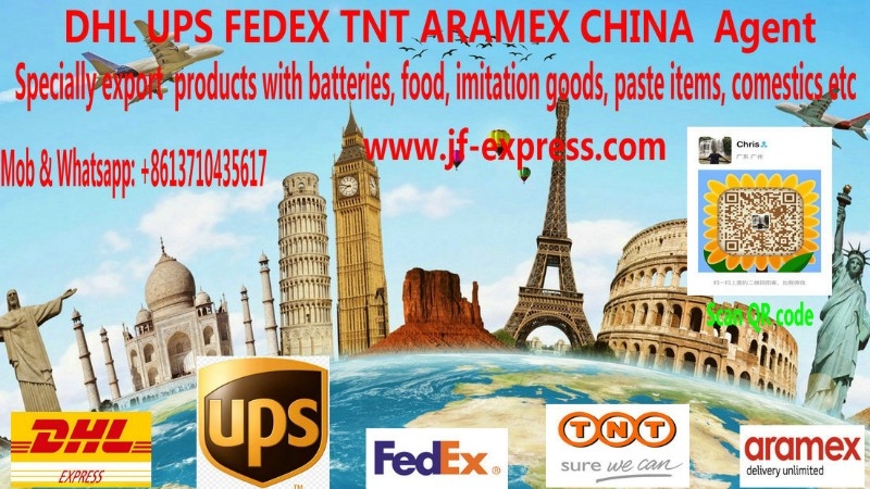 Agent for DHL UPS FEDEX TNT from China to wordwide